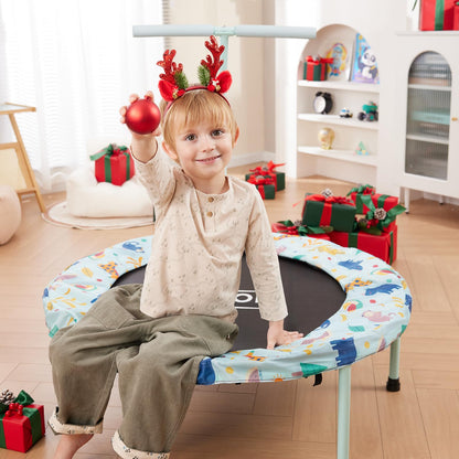 AOTOB 38" Mini Toddler Trampoline with Safety Cover