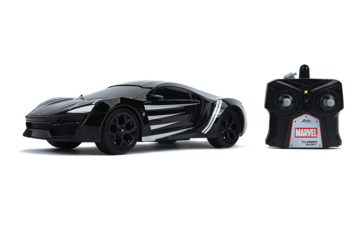 Marvel Black Panther 1:16 Lykan Hypersport RC Radio Control Cars, Toys for Kids and Adults