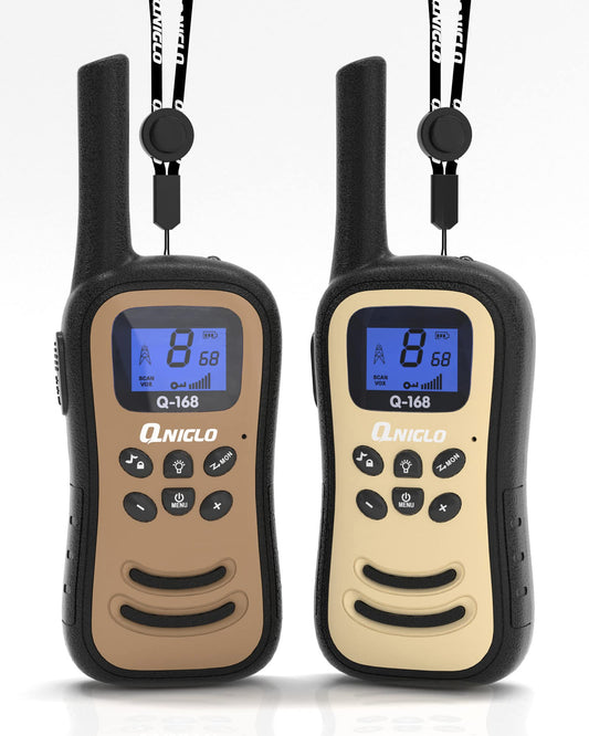 Qniglo Rechargeable Walkie Talkies for Outdoor Use