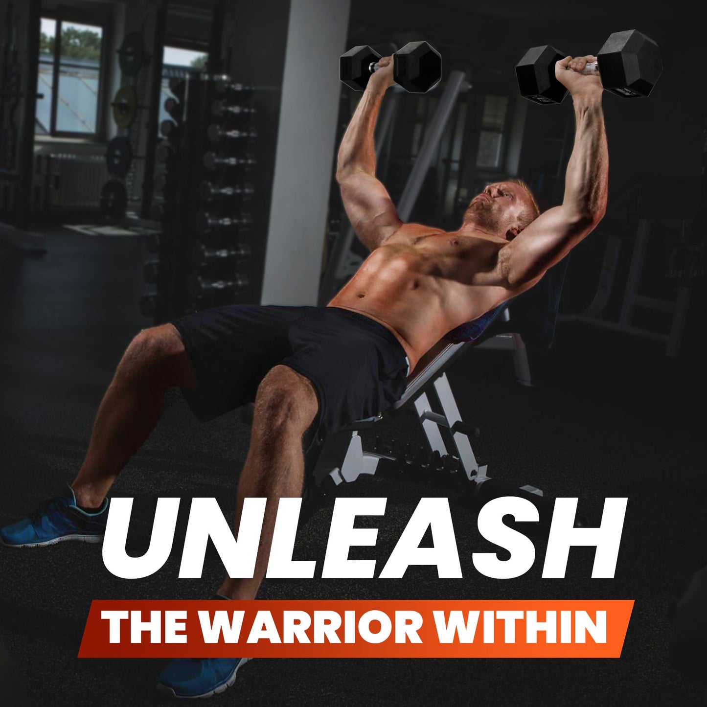 25 lbs Yes4All Hex Dumbbell Pair