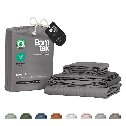 Bamtek Twin Cooling Sheets - 4 Piece Set