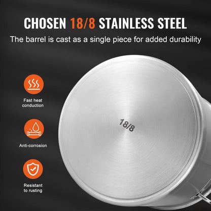 42QT VEVOR Stainless Steel Stockpot for Cooking
