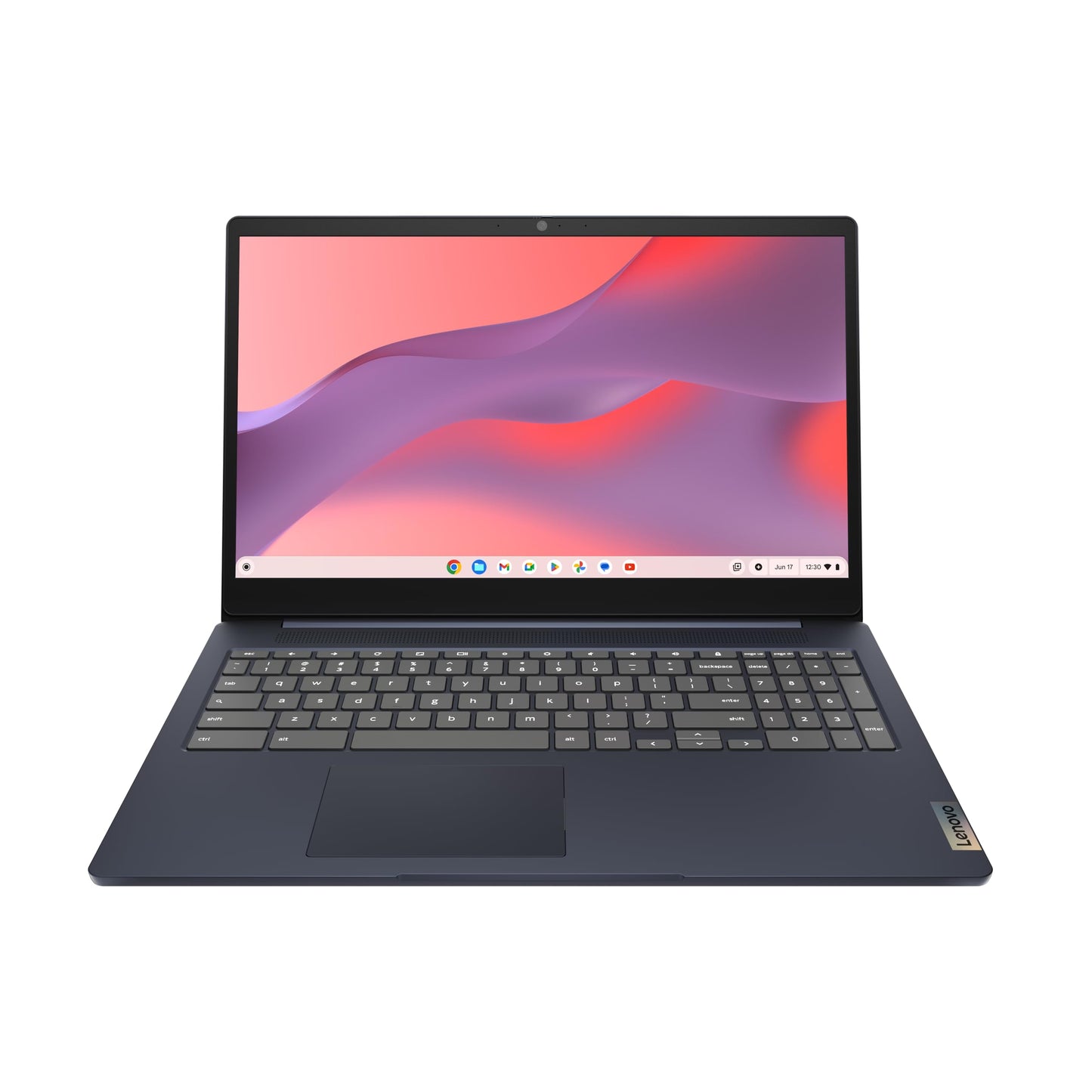 Lenovo IdeaPad 3i Chromebook, 15.6” FHD Display, Intel Celeron N4500, 8GB RAM, 64GB eMMC, 1920x1080 px, 720p Camera, Chrome OS, Abyss Blue