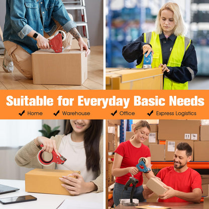 LeBao Noiseless Heavy Duty Packing Tape Rolls