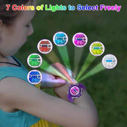 Kids Digital Sport Watch Waterproof for Ages 5-17