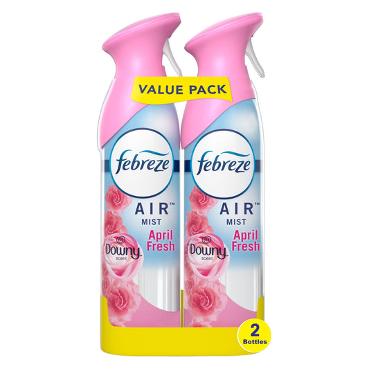 Febreze Air Freshener Spray, Downy April Fresh, 2 Count