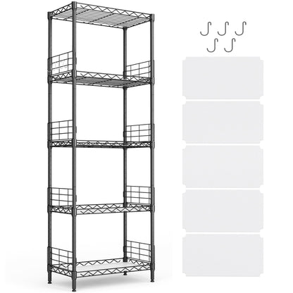 5-Tier Heavy Duty Metal Storage Shelf