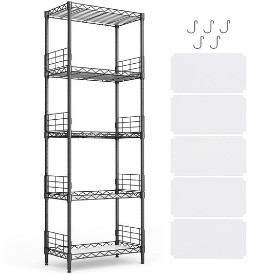 5-Tier Heavy Duty Metal Storage Shelf