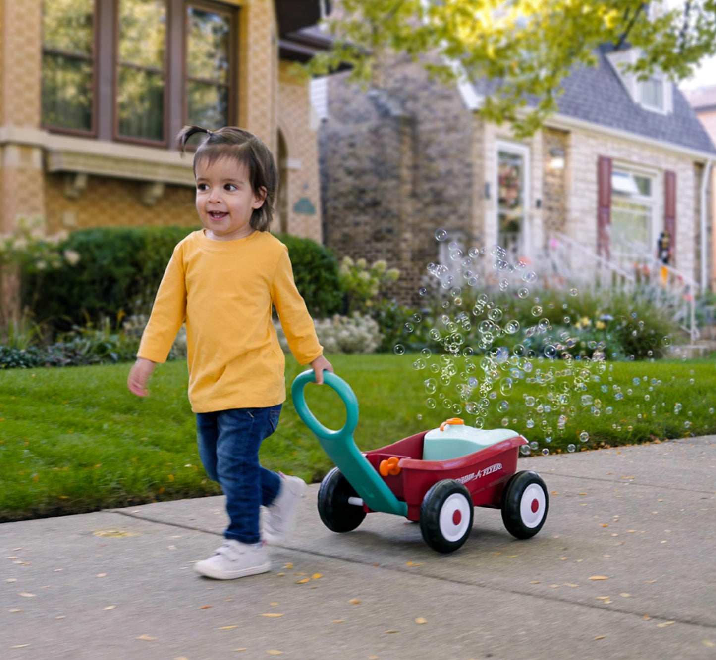 Radio Flyer Bubble Buddy Walker Wagon for Kids