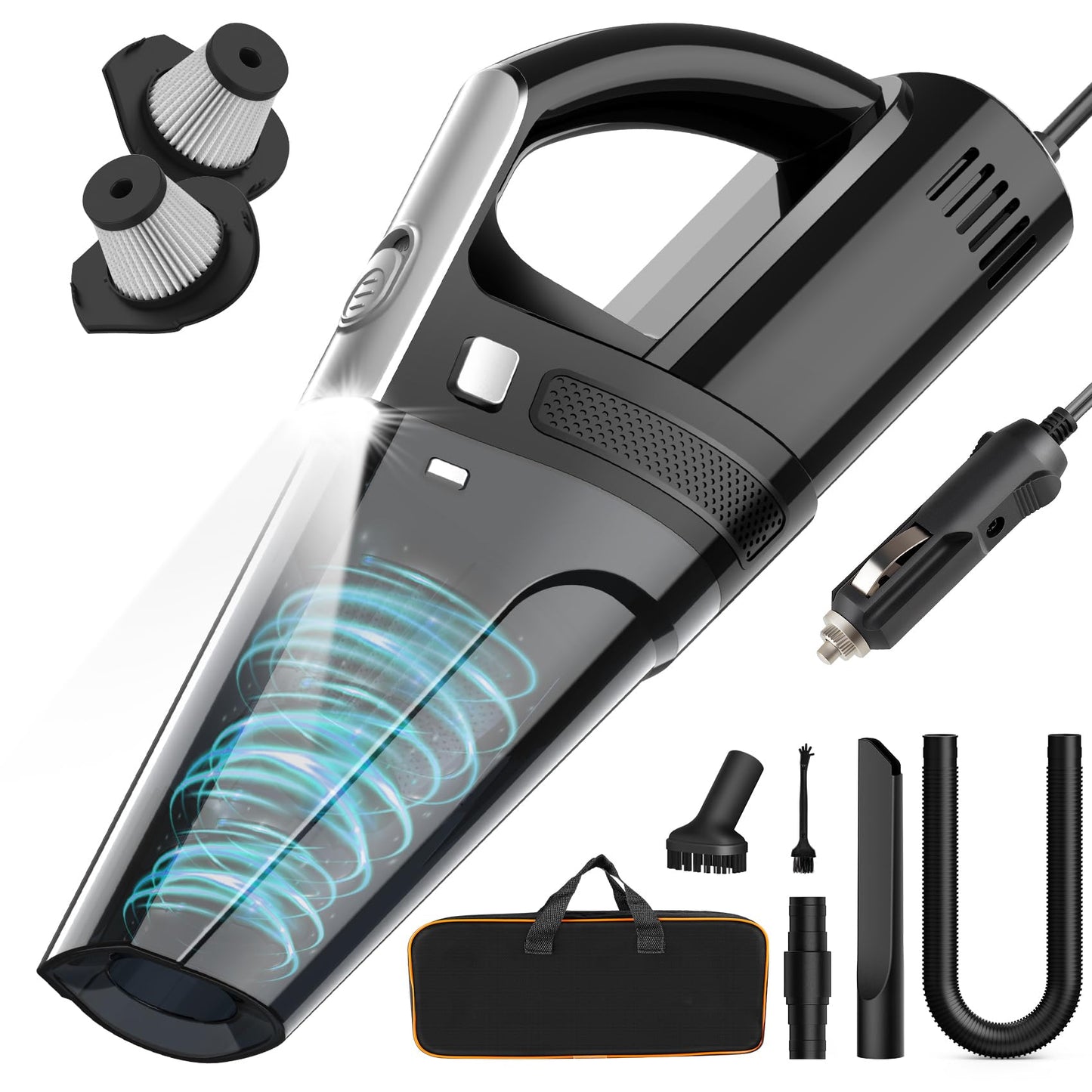 Portable Car Vacuum Cleaner with 7000PA Suction