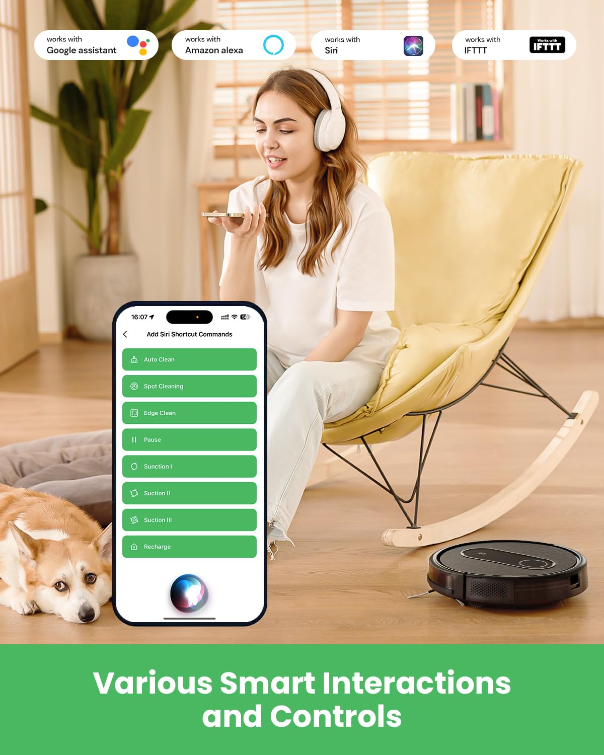 Vexilar Robot Vacuum and Mop with Smart Control
