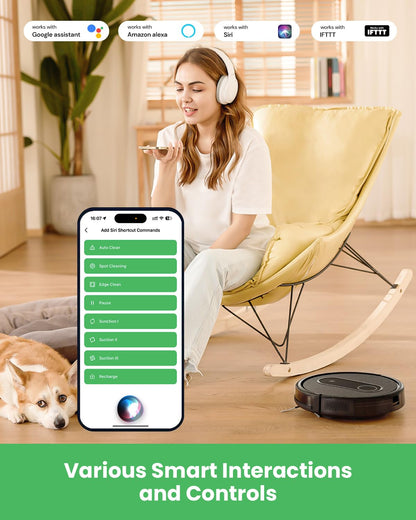 Vexilar Robot Vacuum and Mop with Smart Control