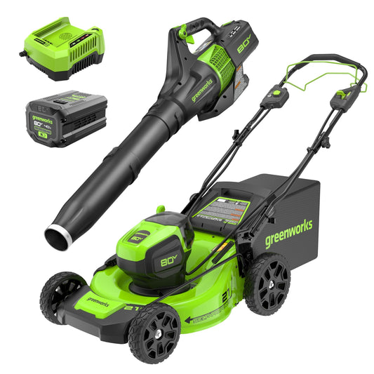 Greenworks 80V Self-Propelled Cordless Mower & Blower
