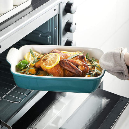 Sweejar Ceramic Baking Dish Set, 13 x 9.8 Inch