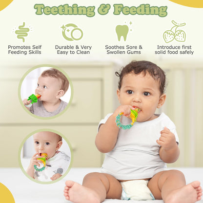 Baby Food Feeder & Popsicle Molds by WAJIAYON