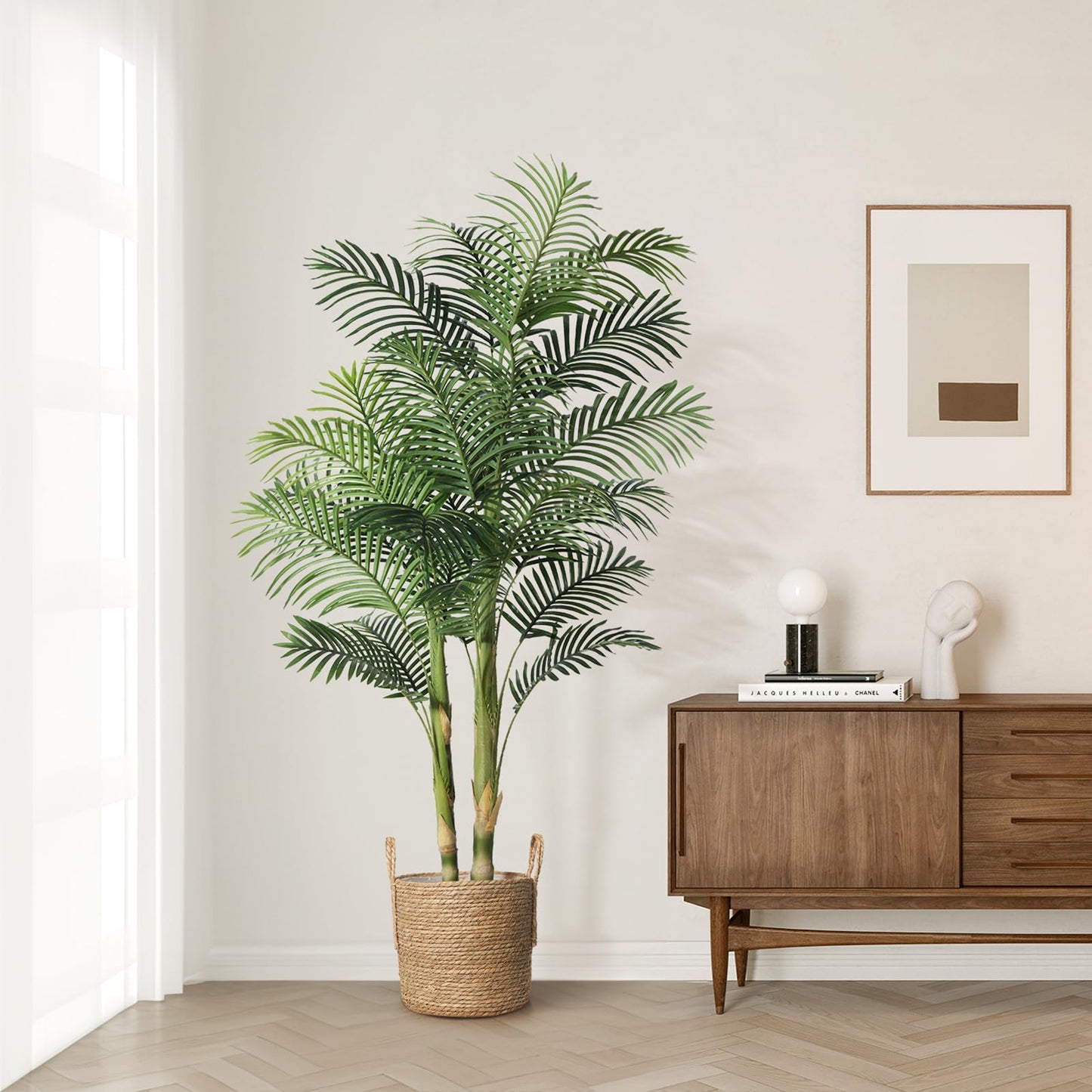 6FT Artificial Golden Cane Palm Tree