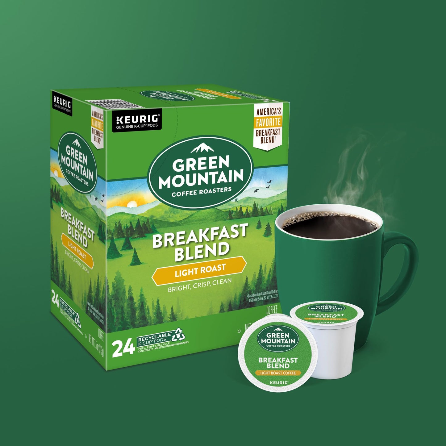 Green Mountain Coffee Breakfast Blend K-Cup Pods
