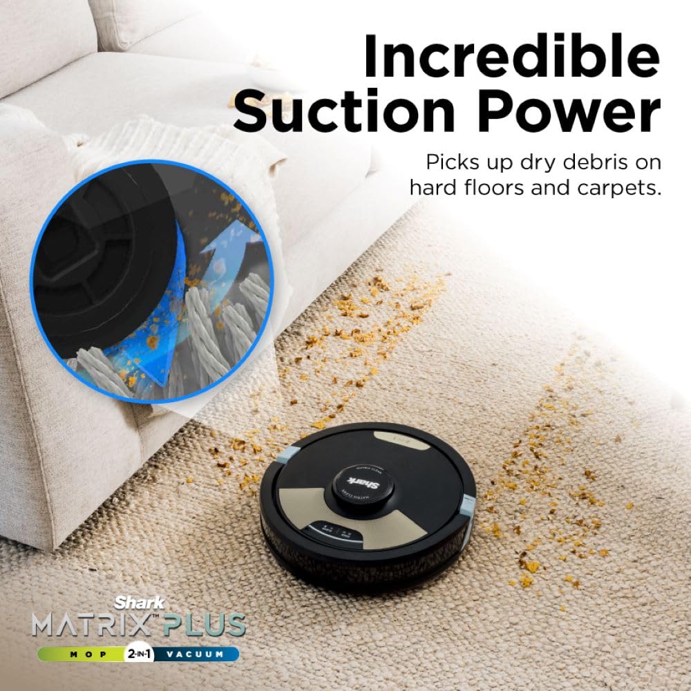 Shark Robot Vacuum & Mop Combo with HEPA