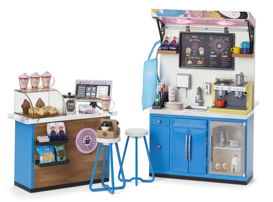 American Girl Coffee Shop Playset with Espresso Machine