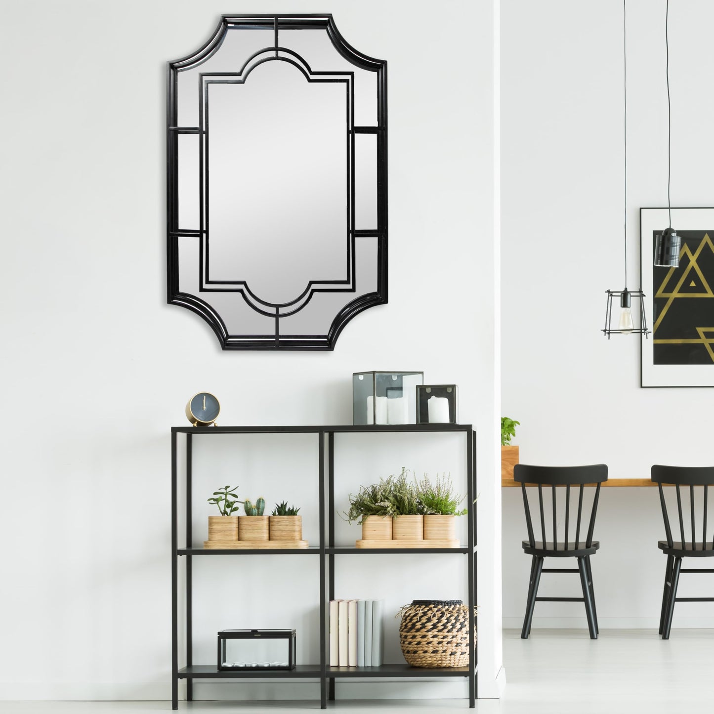 Vintage Metal Framed Wall Mirror by Creative Co-Op
