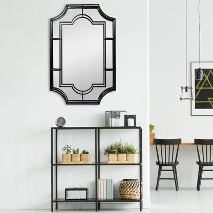 Vintage Metal Framed Wall Mirror by Creative Co-Op