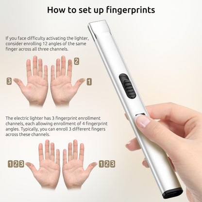 REIDEA Electric Candle Lighter with Fingerprint Lock