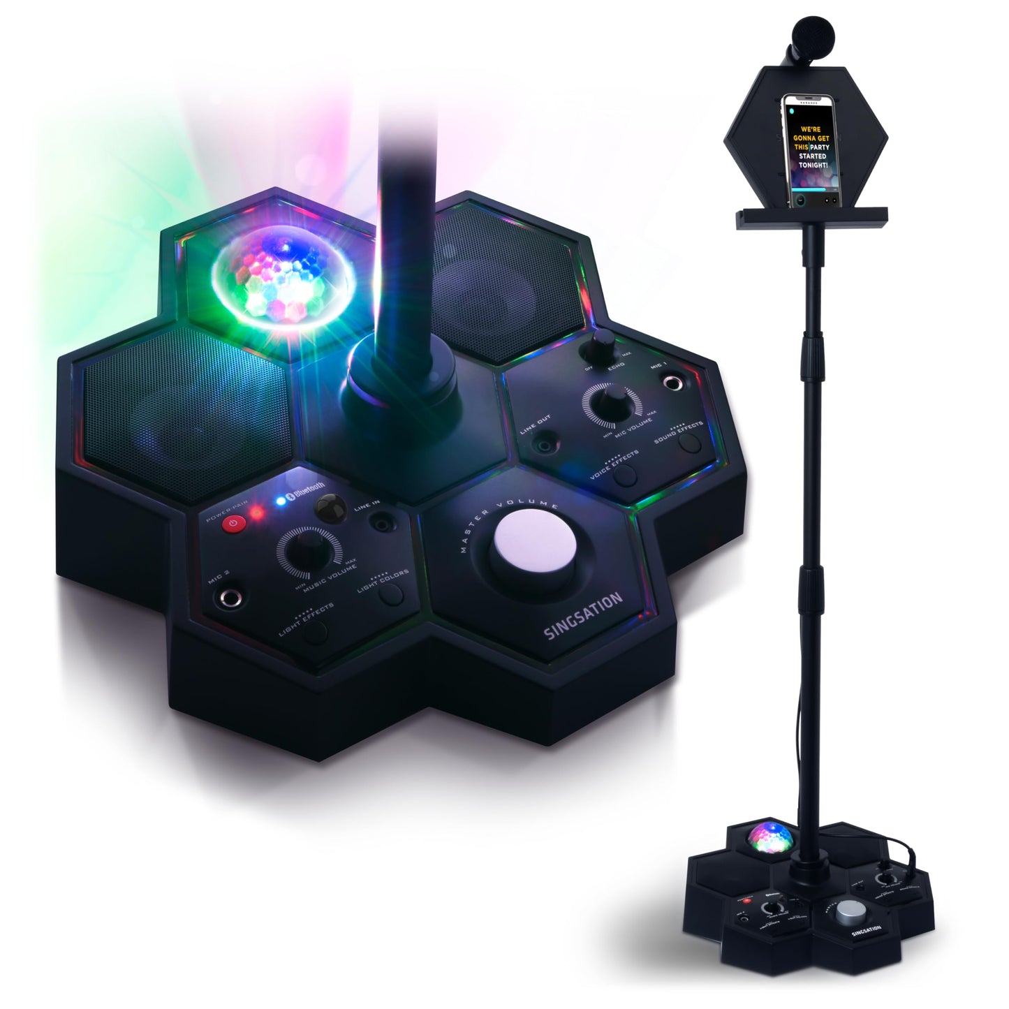 Singsation All-In-One Karaoke System with Bluetooth