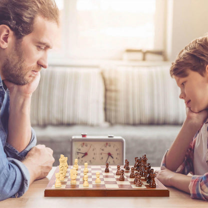 FanVince Wooden Chess Set with Storage Bags