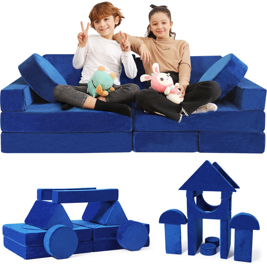 14 PC Kids Modular Play Couch Set