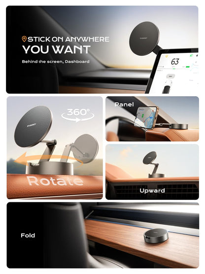 MagSafe Car Phone Mount with 360° Rotation