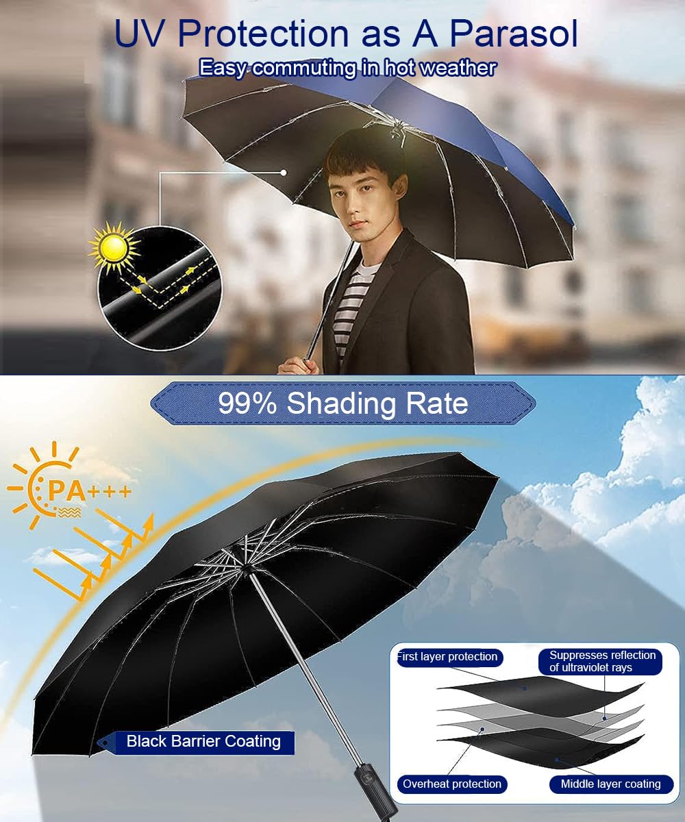 Large Folding Windproof Umbrella