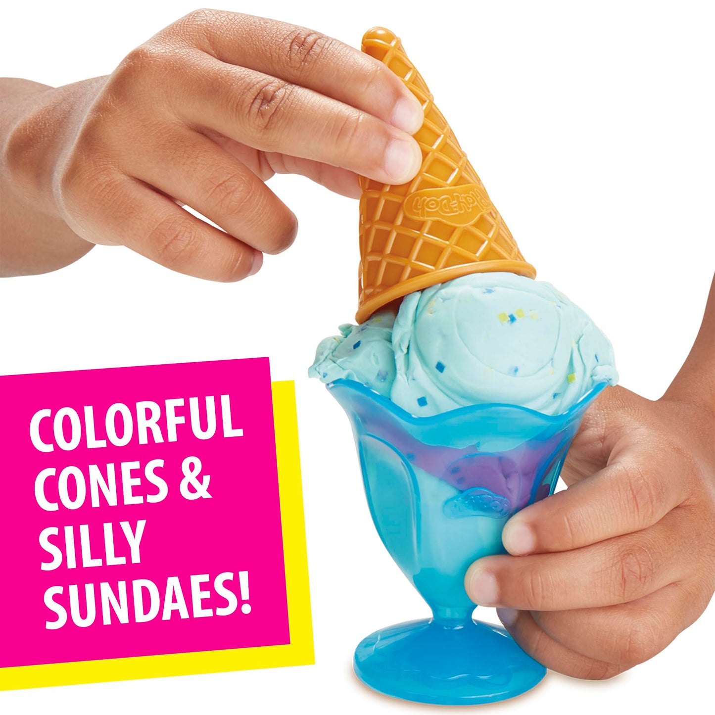 Play-Doh Ice Cream Party Set with Tools & Colors