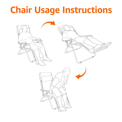 Zero Gravity Lounge Chair with Pillow by Amazon Basics