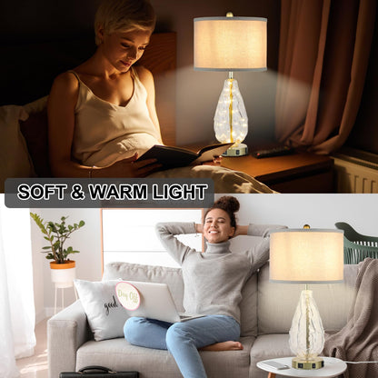 Dimmable Touch Control Table Lamps Set of 2