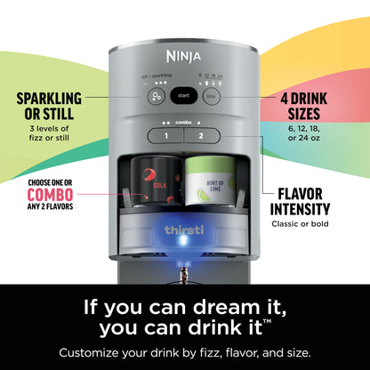 Ninja Soda Maker for Sparkling & Still Drinks