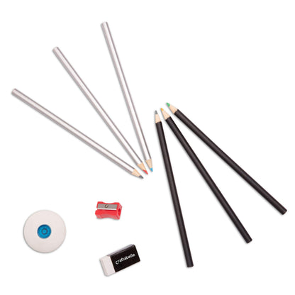 Craftabelle 117pc Kids Painting Set in Wooden Case