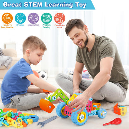 118pcs MOONTOY STEM Building Toys for Kids