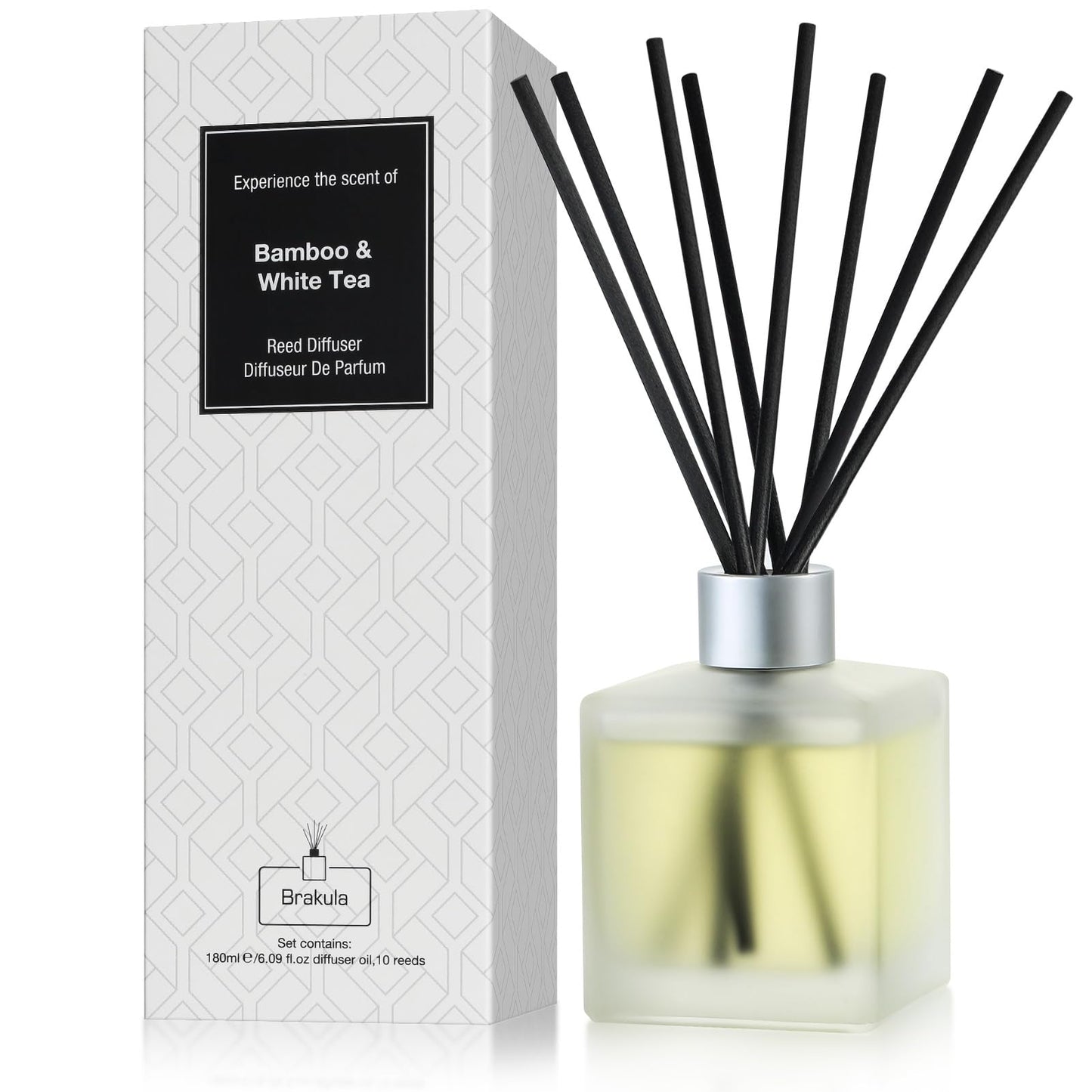Bamboo & White Tea Reed Diffuser Set