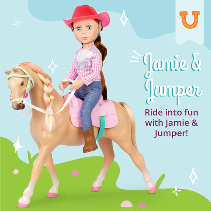 Glitter Girls Equestrian Doll with Jumper Horse