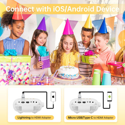 ARTSEA Mini Portable HD Projector for Phones