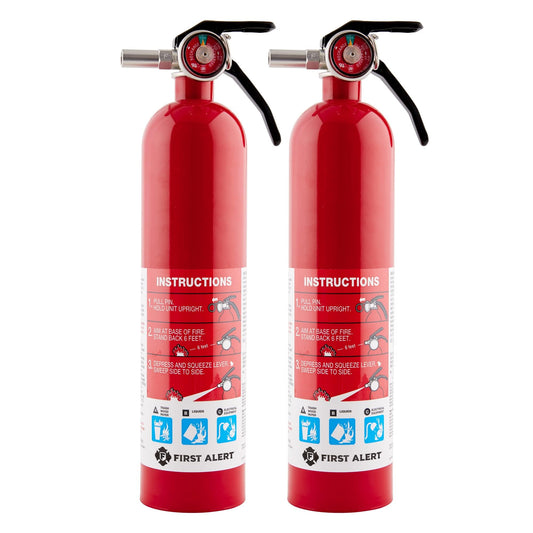 2 Pack First Alert Home Fire Extinguishers