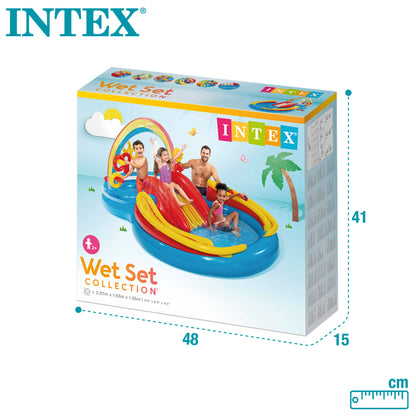 Intex Inflatable Rainbow Slide for Kids