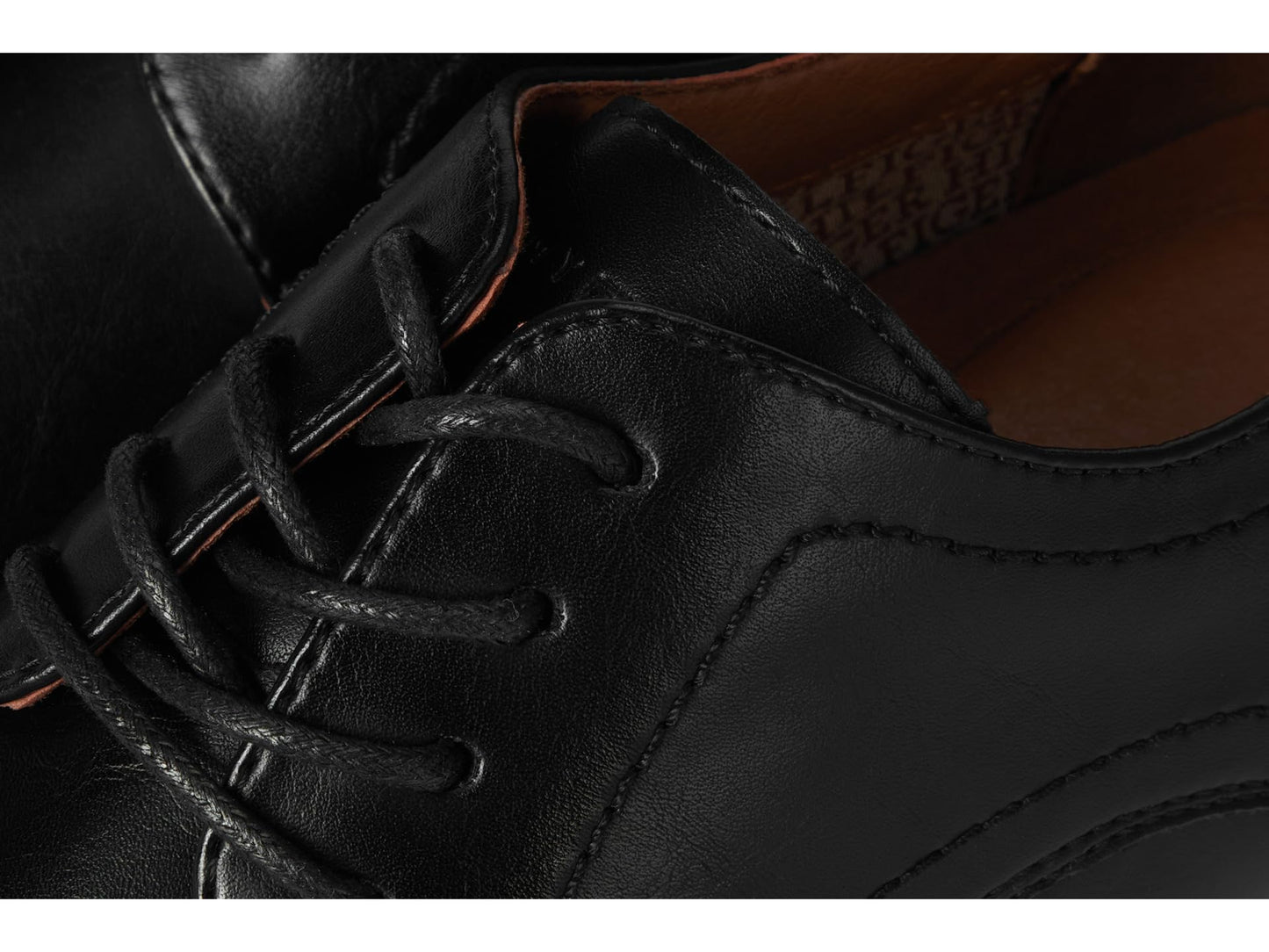 Tommy Hilfiger Men's Step Oxford, Black 001, 8