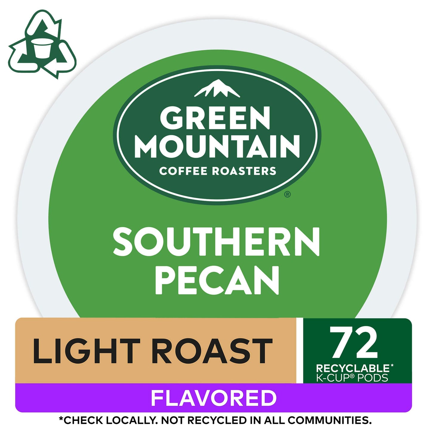 Green Mountain Southern Pecan K-Cup Pods, 72 Count