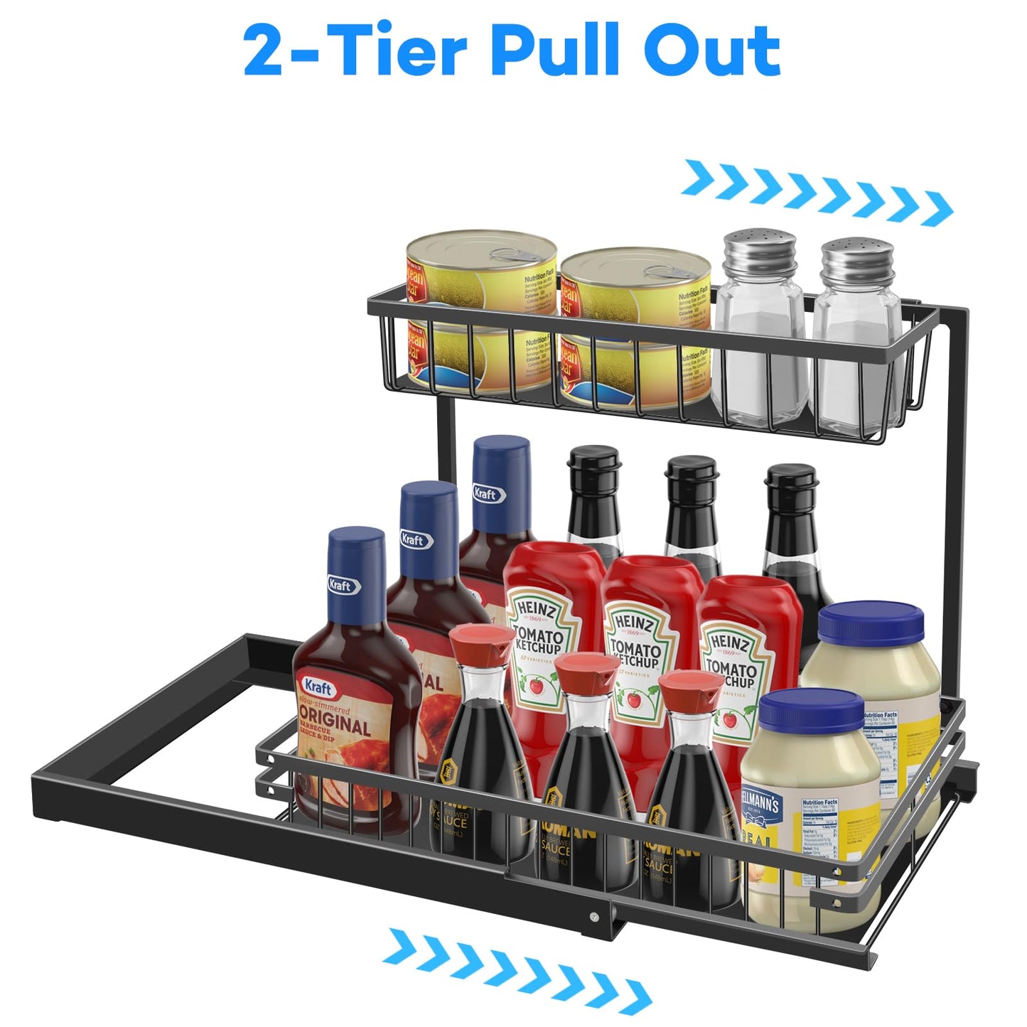 IncepKick 2-Tier Under Sink Storage Organizer