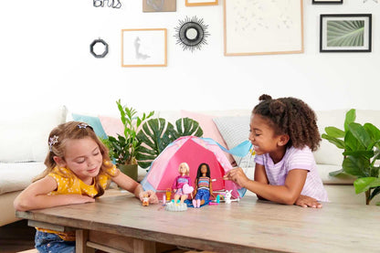 Barbie Camping Playset with 2 Dolls & Accessories