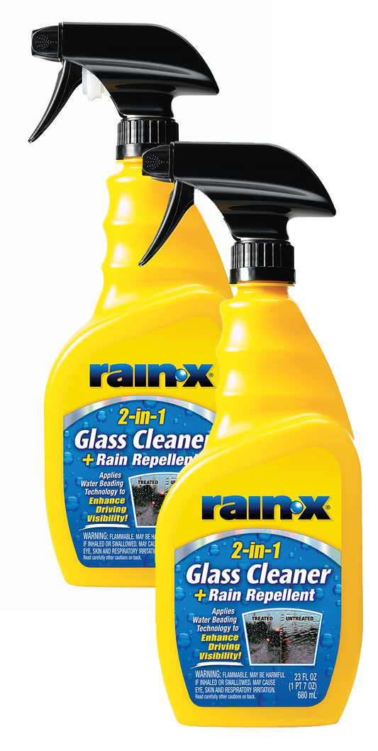 2 Pack Rain-X Glass Cleaner & Rain Repellent