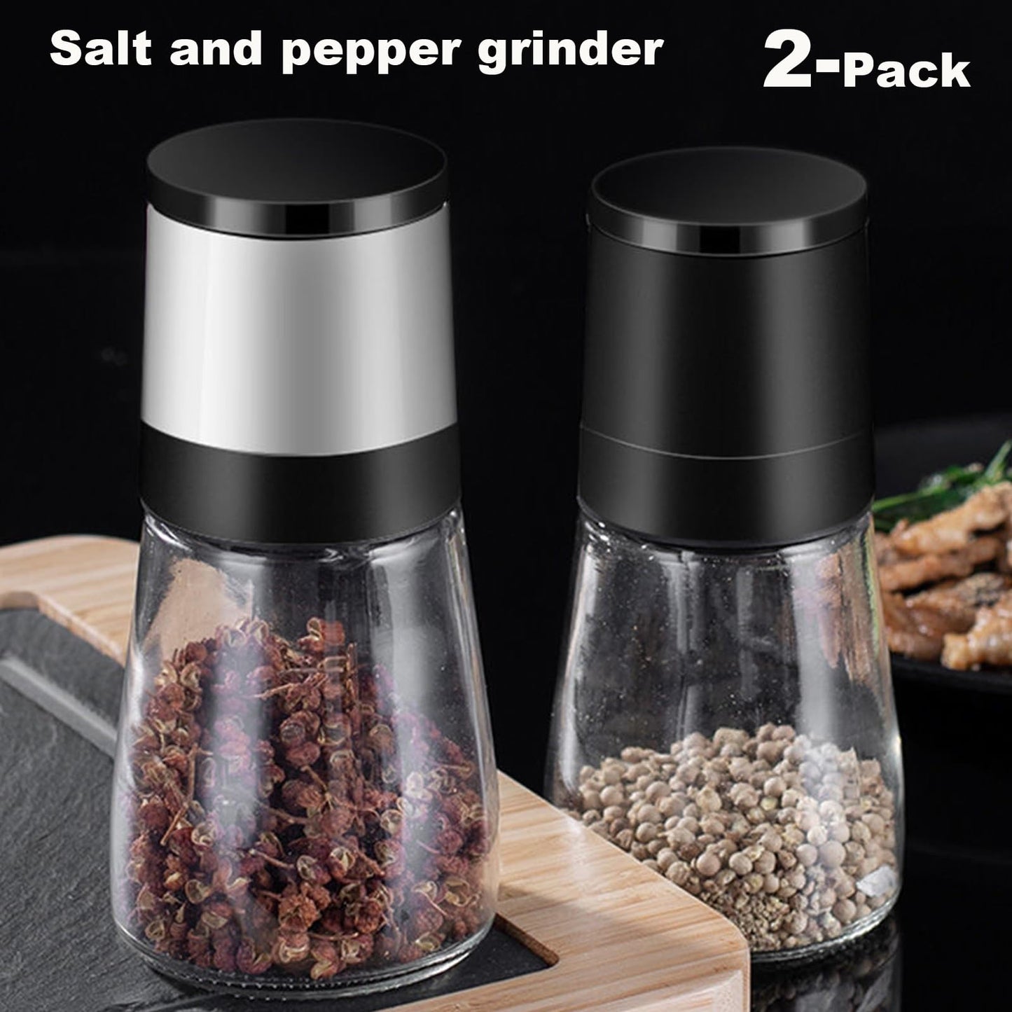 Salt and Pepper Grinder Set by ANDONG