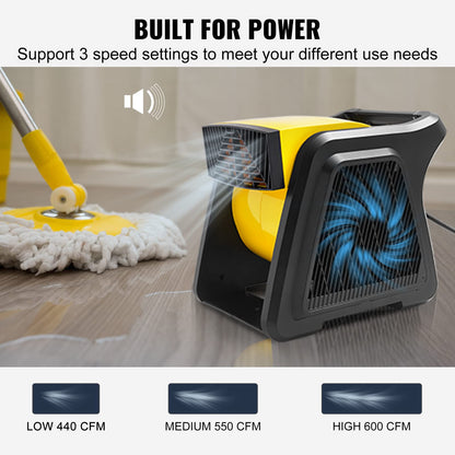 VEVOR High Velocity Floor Blower Fan 600 CFM