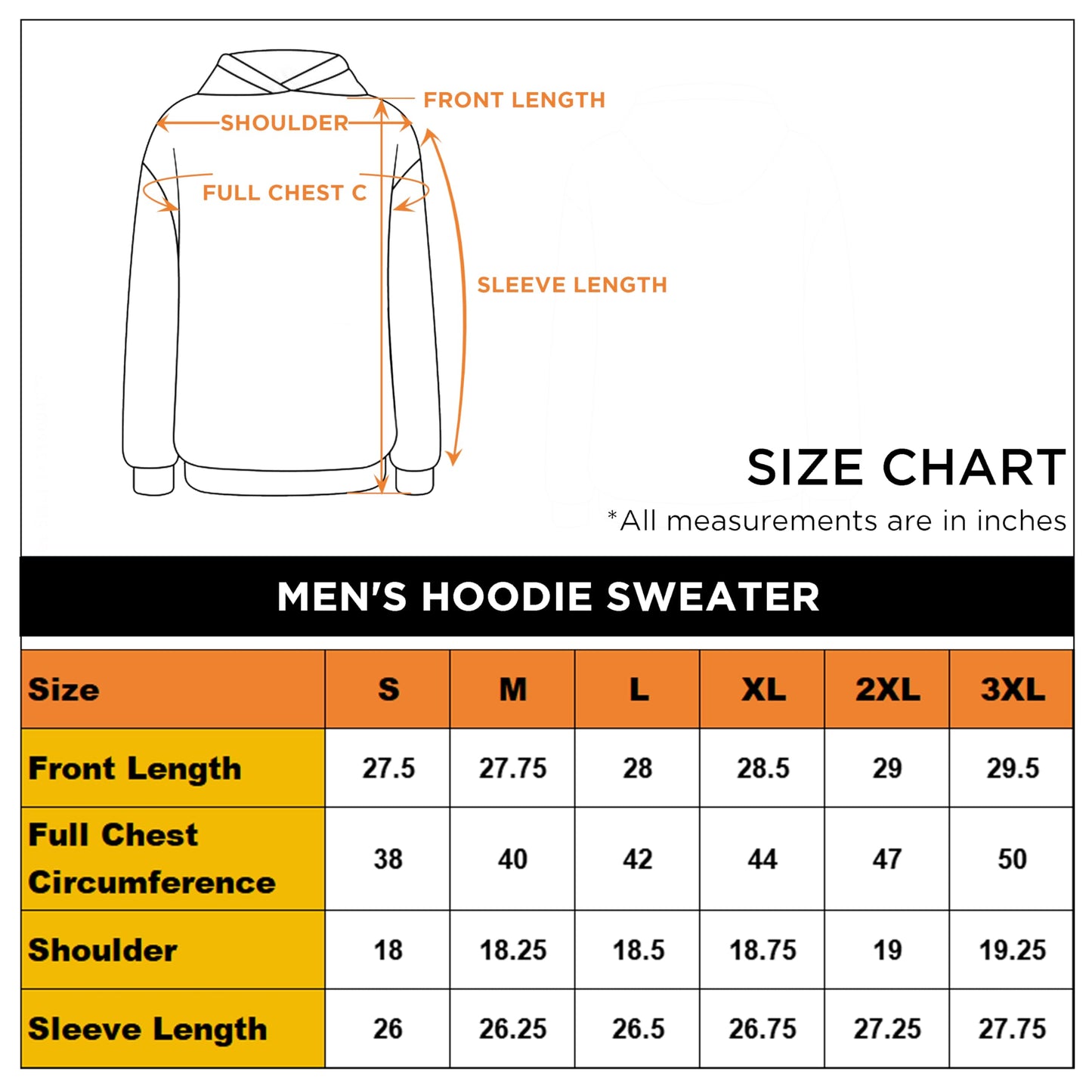 X RAY Mens Hoodies Long Sleeve Sweater for Fall, Color Block Stretch Hooded Pullover Sweatshirts for Men, Black & Heather Grey, Large